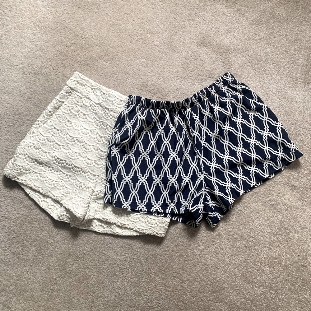 Two pairs of shorts!